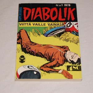 Diabolik 01 - 1978 Viittä vaille vainaja